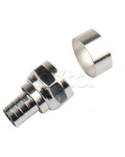 Штекер F-разъем под обжим (RG6U) LAZSO APFC12-RG6U в Комсомольске-на-Амуре Коннекторы Pintop.ru