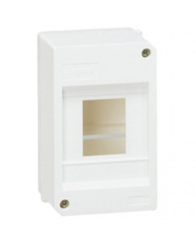 Щиток накладной Mini S 4 модуля белый Legrand 001357 в Комсомольске-на-Амуре Боксы для автоматов Pintop.ru