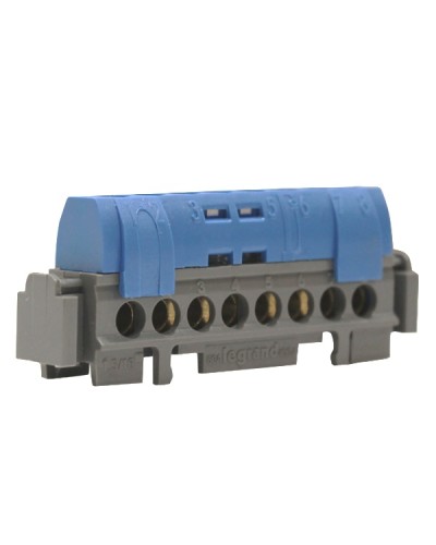Клеммная колодка IP 2X нейтраль синяя Legrand 004842 в Комсомольске-на-Амуре Клеммные колодки Pintop.ru