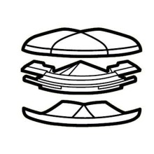 Угол внешний для кабель-канала DLP 65х220 LEGRAND 010636