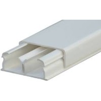 Мини-плинтус DLPlus 32x12,5 мм 2 отделения длина 2,1 м белый Legrand 030014