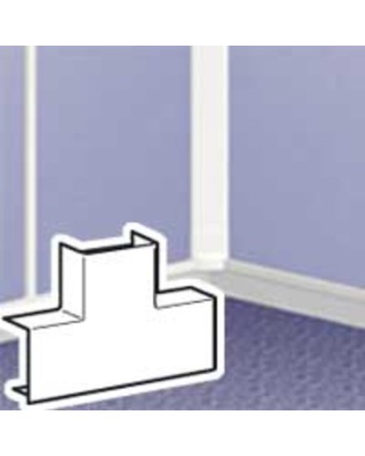 Т-образное ответвление для мини-плинтуса DLPlus 32x16 белый Legrand 033330 в Комсомольске-на-Амуре Аксессуары для кабель-канала Pintop.ru