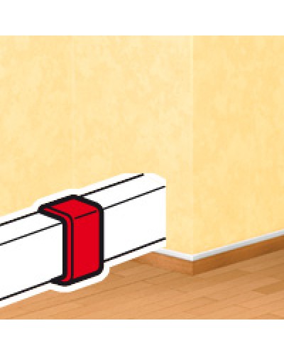 Накладка на стык DLPlus 60х16/20 белый Legrand (033608) в Комсомольске-на-Амуре Аксессуары для кабель-канала Pintop.ru