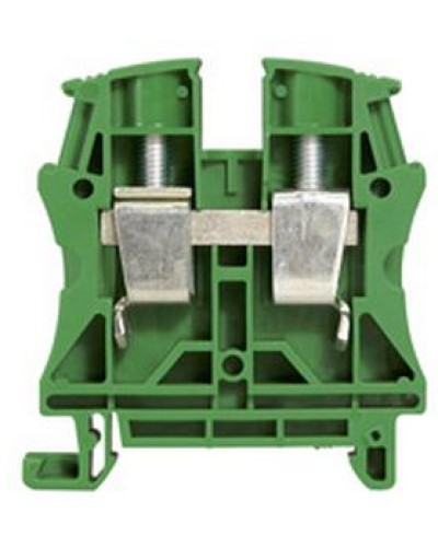 Клемма 16 мм2 однополюсная 1 вход/1 выход, шаг 12 мм, зеленая Viking Legrand 037198 в Комсомольске-на-Амуре Клеммные колодки Pintop.ru