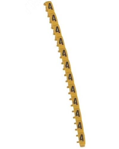 Маркер 4 0,15/0,5 ЖЛТ CAB3 Legrand 038104 в Комсомольске-на-Амуре Аксессуары для кабель-канала Pintop.ru