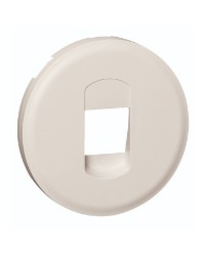 Лицевая панель аккустической розетки белый Celiane Legrand 068211 в Комсомольске-на-Амуре Аксессуары для кабель-канала Pintop.ru