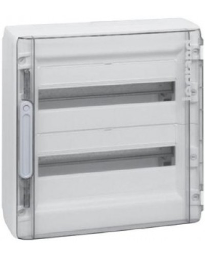 Распределительный щиток XL3 125 с белой дверью 2 ряда 36 модулей 450х450х128 мм Legrand 401647 в Комсомольске-на-Амуре Щиты электрические Pintop.ru