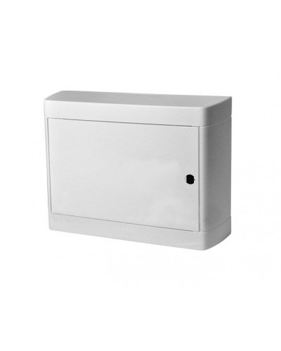 Накладной распределительный щит Nedbox с белой дверью 1 рейка х 12 (+1) модулей Legrand 601236 в Комсомольске-на-Амуре Боксы для автоматов Pintop.ru