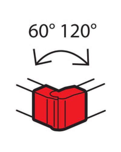 Угол внешний изменяемый для кабель-канала METRA 85x50 Legrand (638022) в Комсомольске-на-Амуре Аксессуары для кабель-канала Pintop.ru