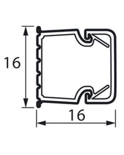 Кабель-канал METRA 16x16 Legrand (638191) в Комсомольске-на-Амуре Кабель-канал Pintop.ru
