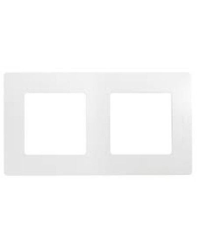 Рамка 2 поста Etika белый Legrand 672502 в Комсомольске-на-Амуре Аксессуары для кабель-канала Pintop.ru