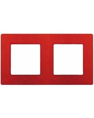 Рамка 2 поста Etika красный (10 шт/уп) Legrand 672532 в Комсомольске-на-Амуре Аксессуары для кабель-канала Pintop.ru