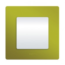 Рамка 1 пост Etika зеленый папоротник Legrand 672541