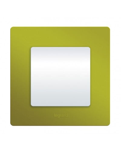 Рамка 1 пост Etika зеленый папоротник Legrand 672541 в Комсомольске-на-Амуре Аксессуары для кабель-канала Pintop.ru