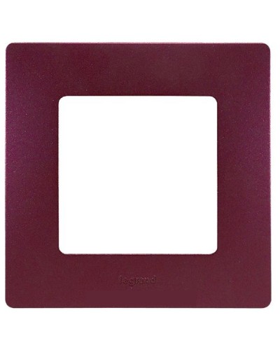 Рамка 1 пост Etika сливовый Legrand 672561 в Комсомольске-на-Амуре Аксессуары для кабель-канала Pintop.ru