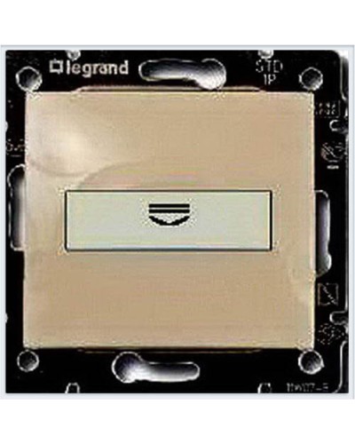 Выключатель c картой 10А слоновая кость Valena Legrand 774134 в Комсомольске-на-Амуре Аксессуары для кабель-канала Pintop.ru