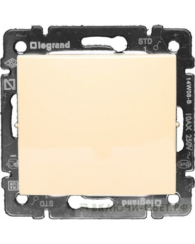 Переключатель на два направления Valena 10 AX 250 В слоновая кость Legrand 774306 в Комсомольске-на-Амуре Аксессуары для кабель-канала Pintop.ru