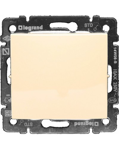 Переключатель промежуточный Valena 10 AX 250 В слоновая кость Legrand 774307 в Комсомольске-на-Амуре Аксессуары для кабель-канала Pintop.ru