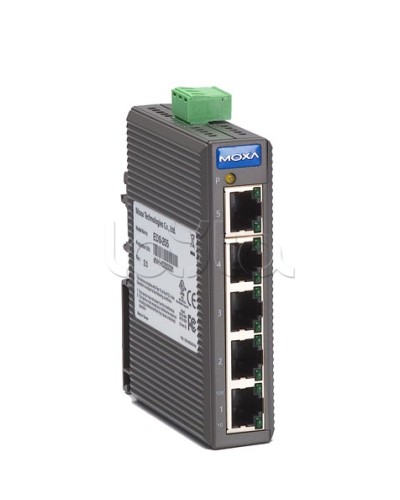 Коммутатор неуправляемый промышленный 5-портовый Moxa EDS-205A в Комсомольске-на-Амуре Коммутаторы Pintop.ru
