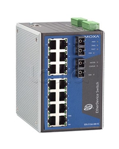 Коммутатор управляемый промышленный 16-портовыйMoxa EDS-516A-MM-SC в Комсомольске-на-Амуре Коммутаторы Pintop.ru