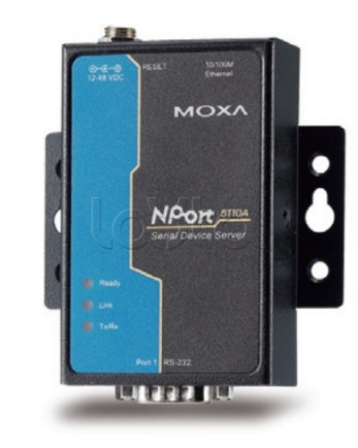 Сервер 1-портовый RS-232 в Ethernet Moxa NPort 5110A-T в Комсомольске-на-Амуре Дополнительное оборудование для ОПС Pintop.ru