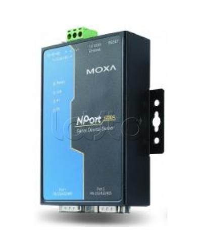 Сервер 2-портовый RS-232/422/485 в Ethernet Moxa NPort 5250A-T в Комсомольске-на-Амуре Дополнительное оборудование для ОПС Pintop.ru