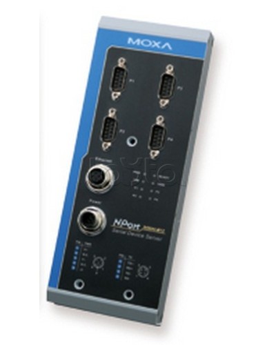 Сервер 4-портовый RS-232/422/485 в Ethernet Moxa NPort 5450AI-M12 в Комсомольске-на-Амуре Дополнительное оборудование для ОПС Pintop.ru