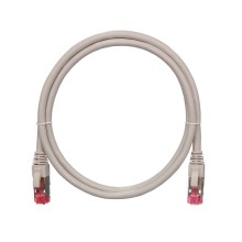Шнур коммутационный 2хRJ45/8P8C S/FTP кат.6A (NMC-PC4SA55B-020-GY) NIKOMAX (2 м)