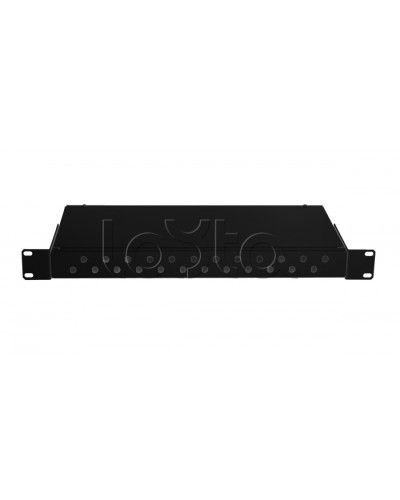 Оптический кросс 19 Essential Line, 1U, до 24 FC/ST портов, стальной, черный NIKOMAX (NMF-RP24FC-WS-ES-1U-BK) в Комсомольске-на-Амуре Кросс оптический Pintop.ru