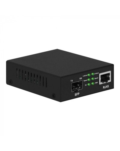 Медиаконвертер Gigabit Ethernet, SFP 1000Мбит/c, RJ45 10/100/1000Мбит/c, поддержка LFP NST NS-MC-1G1GX в Комсомольске-на-Амуре Медиаконвертеры Pintop.ru