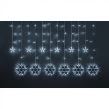 Гирлянда Navigator 95 121 NGF-D032-02 (бахрома звезды и снежинки CW 2.5*1м IP20)