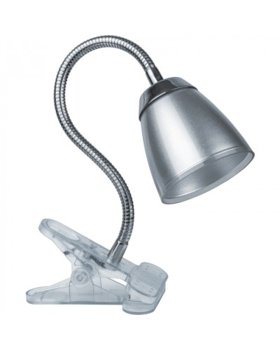 Светильник Navigator 71 575 NDF-C006-6W-4K-S-LED прищепка, гибкий, серый в Комсомольске-на-Амуре Светильники Pintop.ru