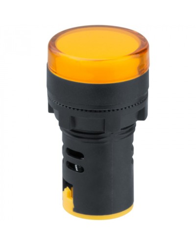 Лампа индикаторная Navigator 82 806 NBI-I-AD22-24-Y желтая d22мм 24В AC/DC в Комсомольске-на-Амуре Источники света(Лампы) Pintop.ru