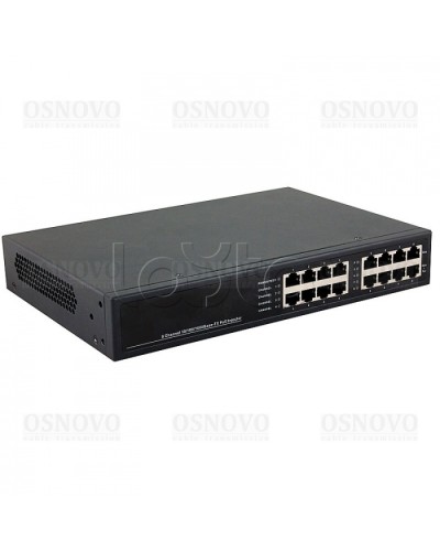 PoE-инжектор Gigabit Ethernet на 8 портов OSNOVO Midspan-8/150RG в Комсомольске-на-Амуре Блоки питания для кожухов и камер Pintop.ru