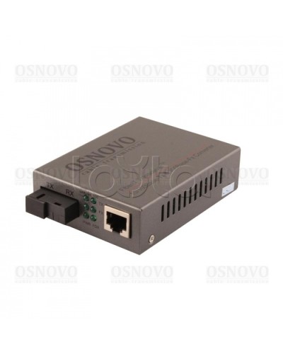 Медиаконвертер Fast Ethernet OSNOVO OMC-100-11S5a в Комсомольске-на-Амуре Медиаконвертеры Pintop.ru
