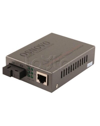 Медиаконвертер оптический OSNOVO OMC-100-21S5b в Комсомольске-на-Амуре Медиаконвертеры Pintop.ru