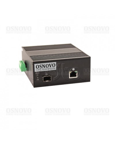 Медиаконвертер Gigabit Ethernet с поддержкой PoE OSNOVO OMC-1000-11HX/I в Комсомольске-на-Амуре Медиаконвертеры Pintop.ru