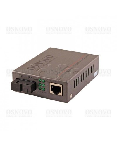 Медиаконвертер Gigabit Ethernet OSNOVO OMC-1000-11S5a в Комсомольске-на-Амуре Медиаконвертеры Pintop.ru
