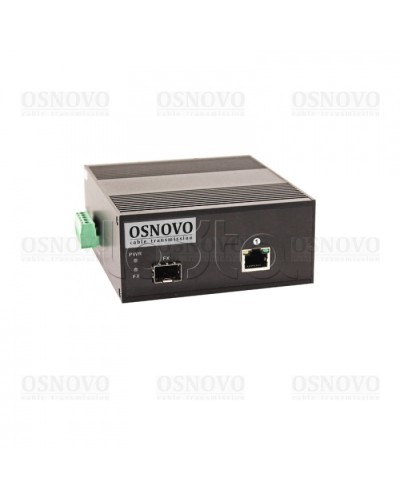 Медиаконвертер Gigabit Ethernet с поддержкой PoE OSNOVO OMC-1000-11X/I в Комсомольске-на-Амуре Медиаконвертеры Pintop.ru