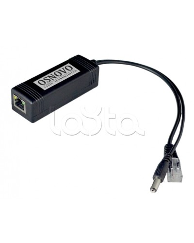 PoE-сплиттер OSNOVO PoE Splitter/2 в Комсомольске-на-Амуре Блоки питания для кожухов и камер Pintop.ru