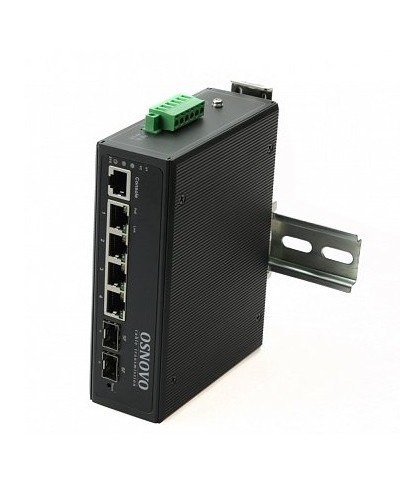 Промышленный управляемый (L2+) PoE коммутатор Gigabit Ethernet на 6 портов OSNOVO SW-80402-IL(port 90W,360W) в Комсомольске-на-Амуре Коммутаторы Pintop.ru