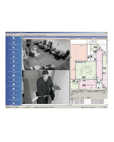 ПО Модуль Центральный пост PERCo-SM13 в Комсомольске-на-Амуре Сетевая СКУД Perco Pintop.ru