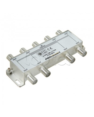 Сплиттер антенный ТВ х 8 под F разъём 5-1000 МГц PROCONNECT 05-6025 в Комсомольске-на-Амуре Дополнительное оборудование для сетей Pintop.ru