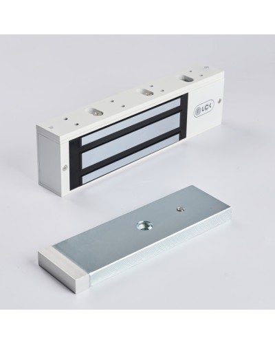 R-Lock RL-EM500-LSW - Электромагнитный замкок, 500кг, DC12/24B, цвет белый, RAL9016(белый), два датчика втроены в корпус замка: датчик Холла и магнито-контактный датчик в Комсомольске-на-Амуре Электромагнитные замки Pintop.ru