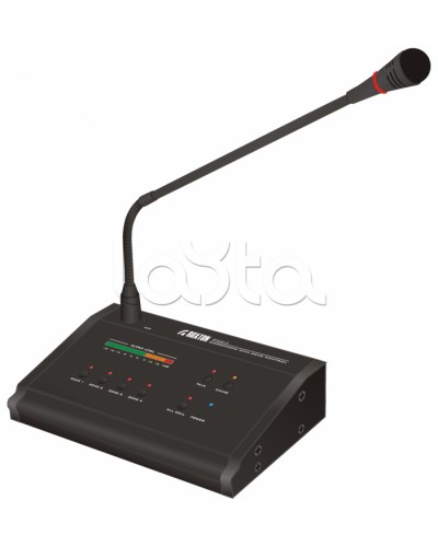 Микрофонная консоль ROXTON IP-A4012 в Комсомольске-на-Амуре Система оповещения и трансляции Roxton Pintop.ru