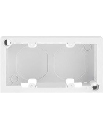 Короб накладной для лицевых панелей 80х150 под 4 модуля 45х22,5 Mosaic 03-0127 в Комсомольске-на-Амуре Распределительные коробки Pintop.ru