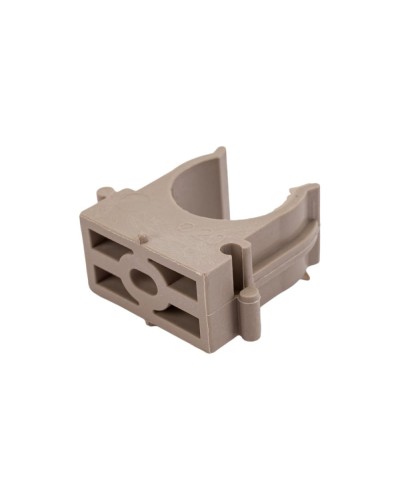 Крепёж-клипса для труб ø20 мм, серая (100 шт/уп)Rexant (28-0120-2) в Комсомольске-на-Амуре Держатели, клипсы, скобы Pintop.ru