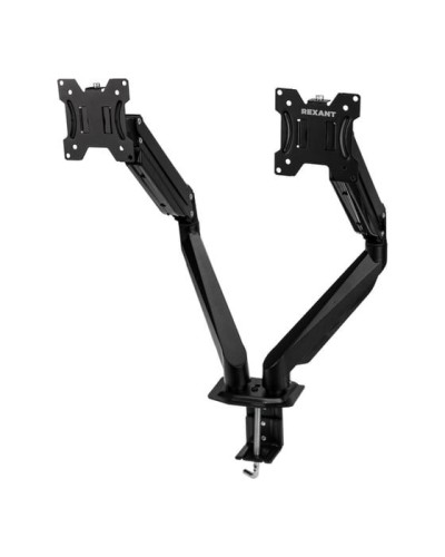 Кронштейн для двух мониторов 13-32, настольный с газлифтом, серия PROFI REXANT 38-0357 в Комсомольске-на-Амуре Системы видеонаблюдения Pintop.ru