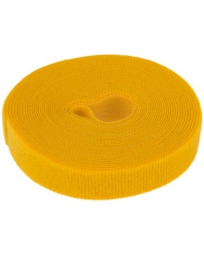 Лента-липучка многоразовая 5 м х 20мм, желтая (1 шт/уп) REXANT 07-7522 в Комсомольске-на-Амуре Монтажные материалы Pintop.ru