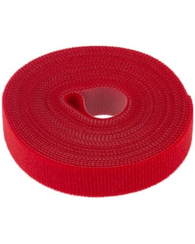 Лента-липучка многоразовая 5 м х 20мм, красная (1 шт/уп) REXANT 07-7524 в Комсомольске-на-Амуре Монтажные материалы Pintop.ru